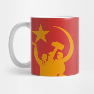 Vintage Soviet WW2 Propaganda Mug